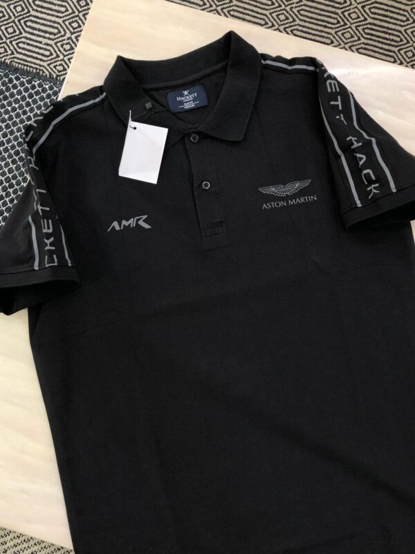 FIRST COPY HACKETT EXCLUSIVE COTTON LYCRA COLLAR T-SHIRT - Image 4