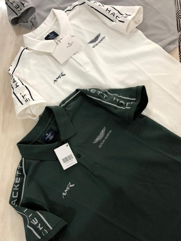 FIRST COPY HACKETT EXCLUSIVE COTTON LYCRA COLLAR T-SHIRT - Image 2