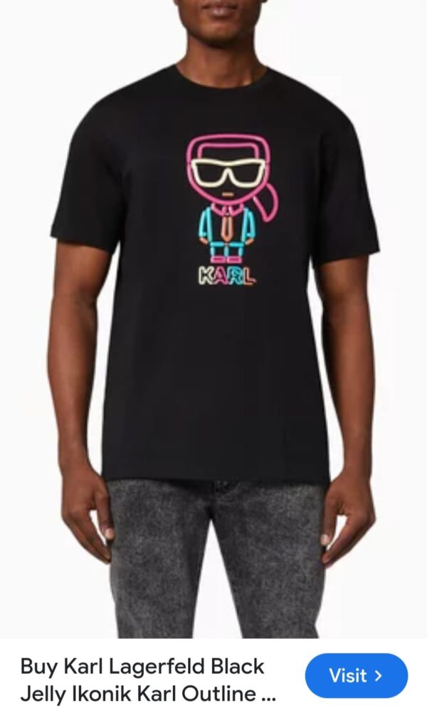 FIRST COPY KARL EXCLUSIVE COTTON LYCRA CREW NECK T-SHIRT - Image 10