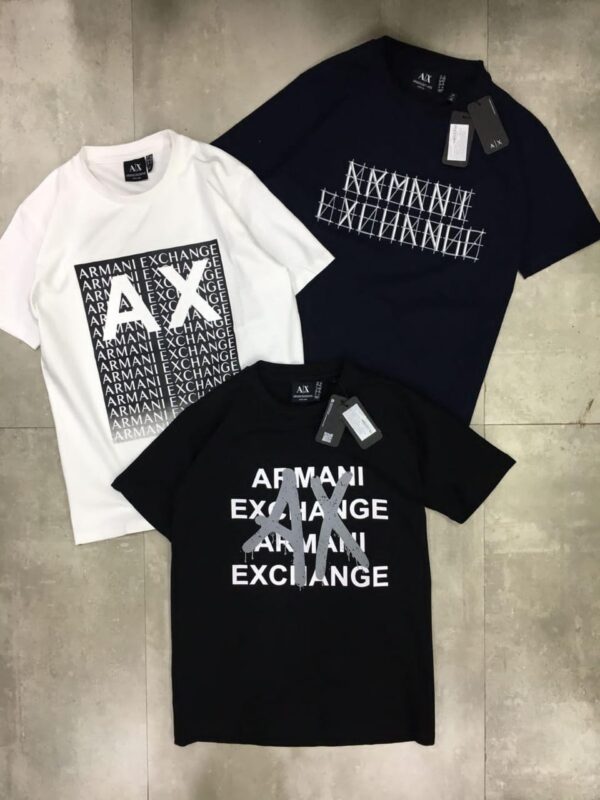 FIRST COPY ARMANI VERY PREMIUM COTTON LYCRA ROUND NECK T-SHIRT - Image 8