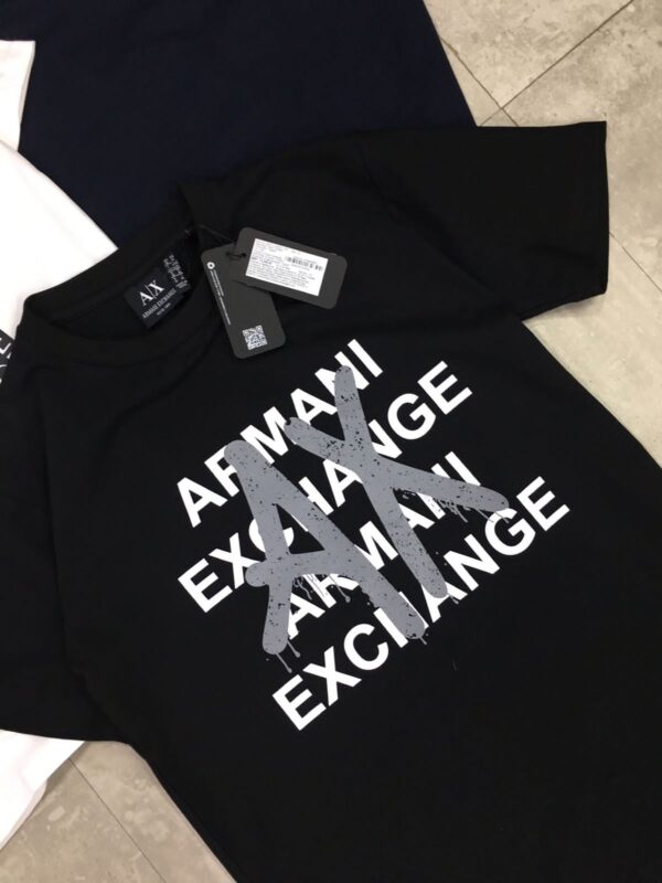 FIRST COPY ARMANI VERY PREMIUM COTTON LYCRA ROUND NECK T-SHIRT - Image 6