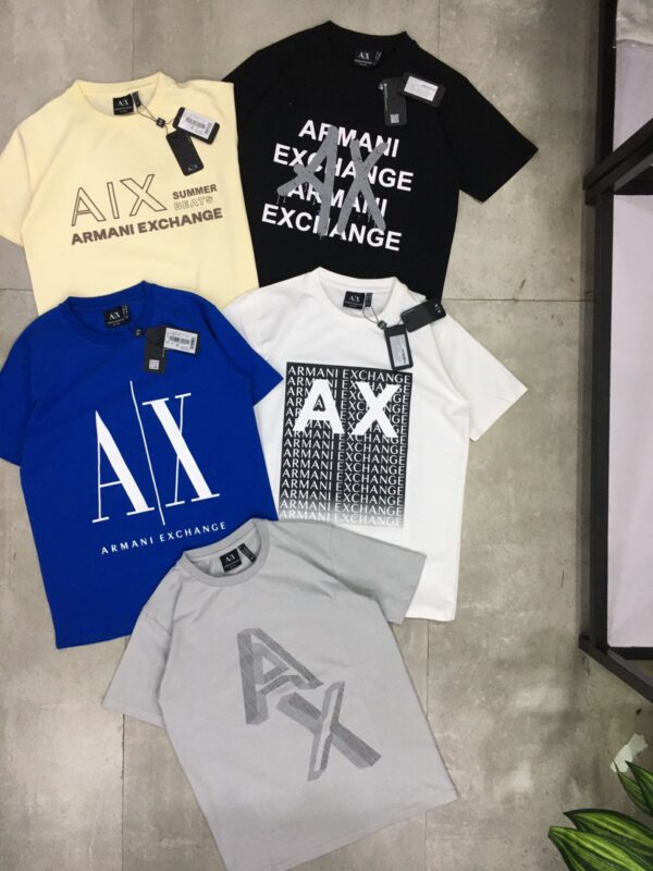 FIRST COPY ARMANI VERY PREMIUM COTTON LYCRA ROUND NECK T-SHIRT