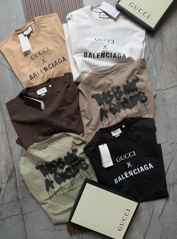 FIRST COPY GUCCI x BALENCIAGA VERY PREMIUM ROUND NECK