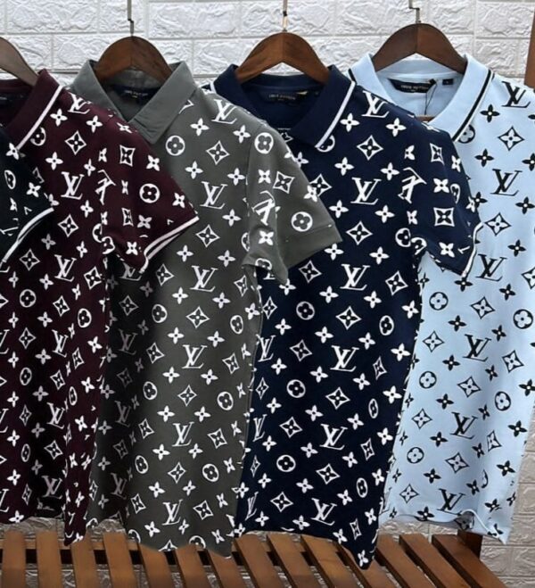 FIRST COPY LOUIS VUITTON PREMIUM COTTON LYCRA POLO T-SHIRTS