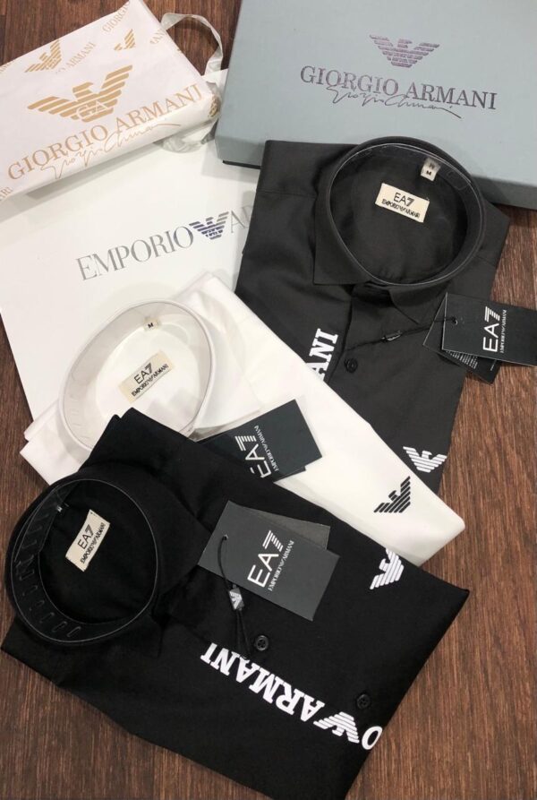 FIRST COPY ARMANI EXCLUSIVE COTTON SHIRTS - Image 4