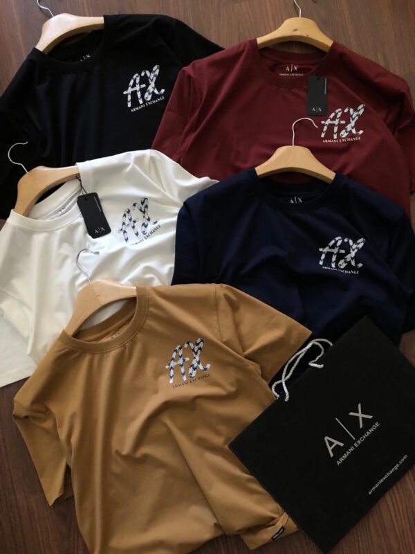 FIRST COPY ARMANI EXCLUSIVE COTTON LYCRA CREW NECK T-SHIRTS