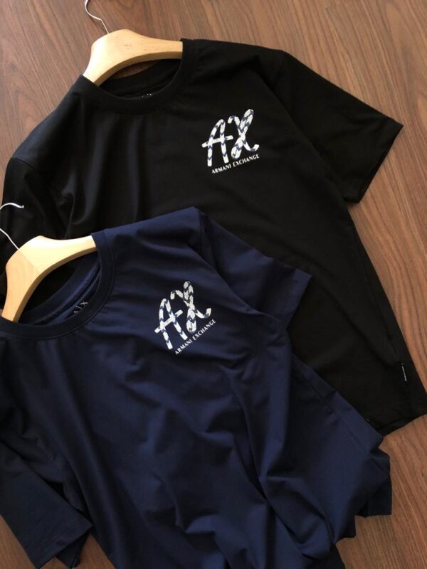 FIRST COPY ARMANI EXCLUSIVE COTTON LYCRA CREW NECK T-SHIRTS - Image 7