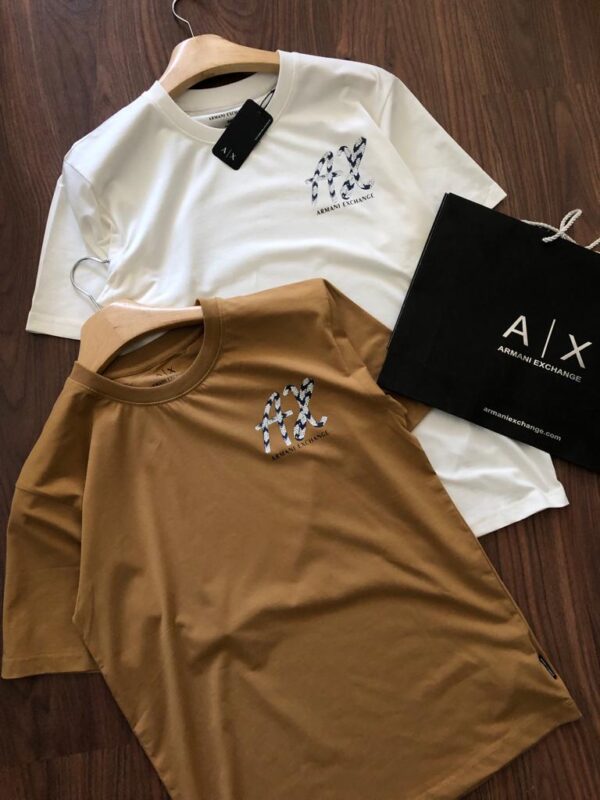 FIRST COPY ARMANI EXCLUSIVE COTTON LYCRA CREW NECK T-SHIRTS - Image 11