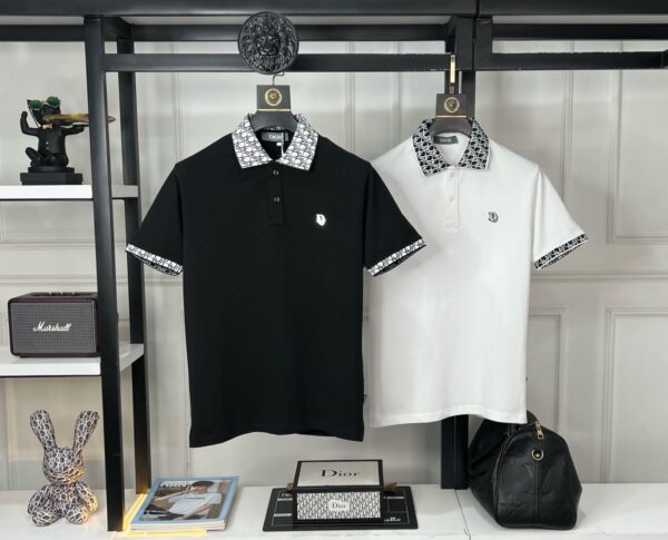 FIRST COPY DIOR VERY PREMIUM COTTON LYCRA POLOS