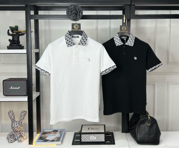 FIRST COPY DIOR VERY PREMIUM COTTON LYCRA POLOS - Image 5