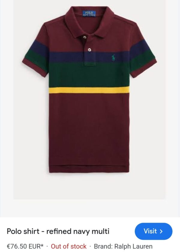 FIRST COPY RALPH EXCLUSIVE COTTON LYCRA POLOS - Image 11