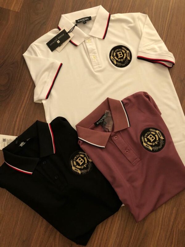 FIRST COPY BALMAIN IMPORTED COTTON LYCRA POLOS - Image 12