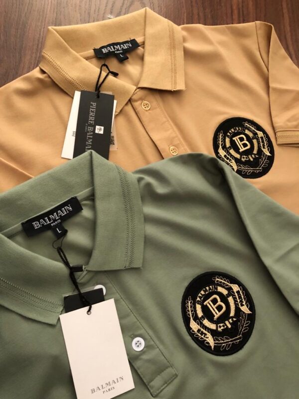 FIRST COPY BALMAIN IMPORTED COTTON LYCRA POLOS - Image 14