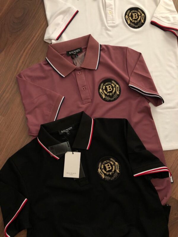 FIRST COPY BALMAIN IMPORTED COTTON LYCRA POLOS - Image 8