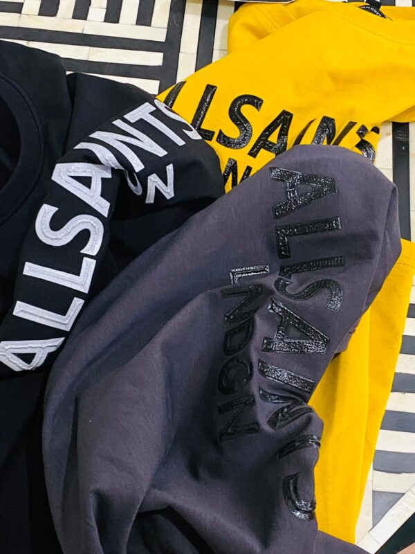 FIRST COPY ALL SAINTS IMPORTED LYCRA TEES - Image 5