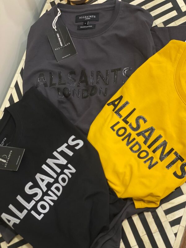 FIRST COPY ALL SAINTS IMPORTED LYCRA TEES - Image 2