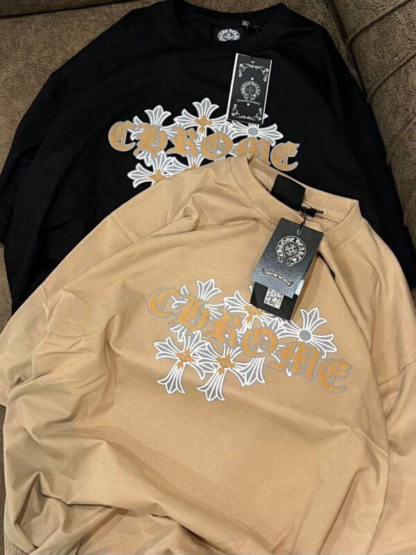 CHROME HEARTS Drop Shoulder T-Shirt – Bold Streetwear Aesthetic