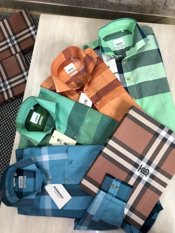 First Copy BURBERRY Imported Fabric Shirts – Premium Luxury Fit - Image 5