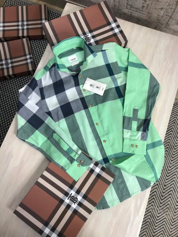 First Copy BURBERRY Imported Fabric Shirts – Premium Luxury Fit - Image 7