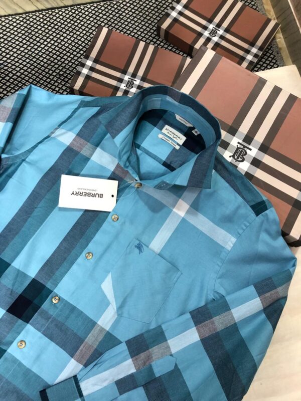 First Copy BURBERRY Imported Fabric Shirts – Premium Luxury Fit - Image 8