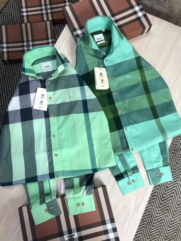 First Copy BURBERRY Imported Fabric Shirts – Premium Luxury Fit - Image 15