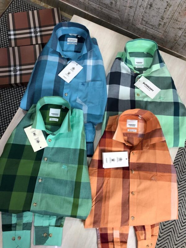 First Copy BURBERRY Imported Fabric Shirts – Premium Luxury Fit