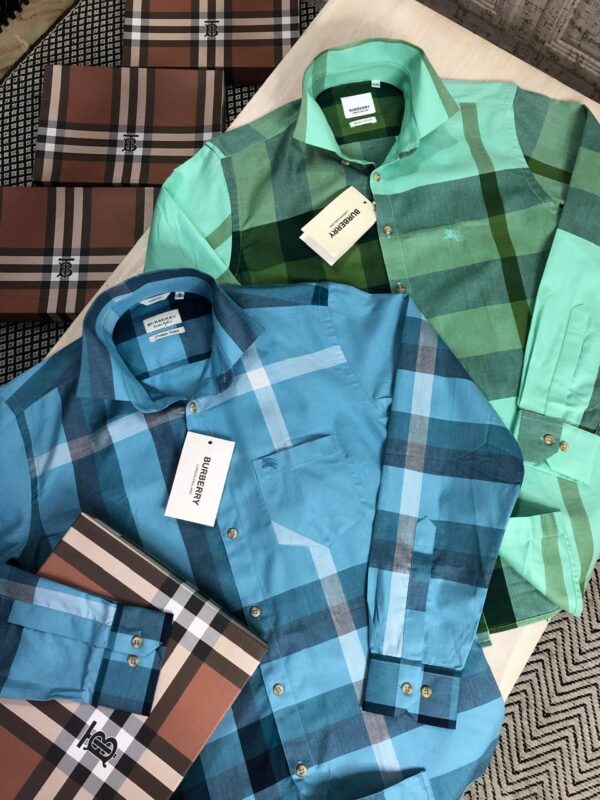 First Copy BURBERRY Imported Fabric Shirts – Premium Luxury Fit - Image 12
