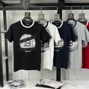 First Copy BALMAIN Premium Round Neck Lycra T-Shirt