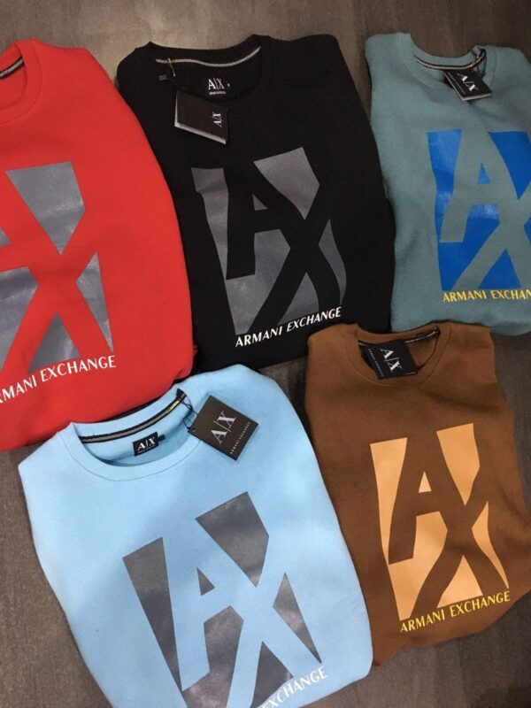 First Copy ARMANI Exclusive Cotton Fleece Sweatshirts