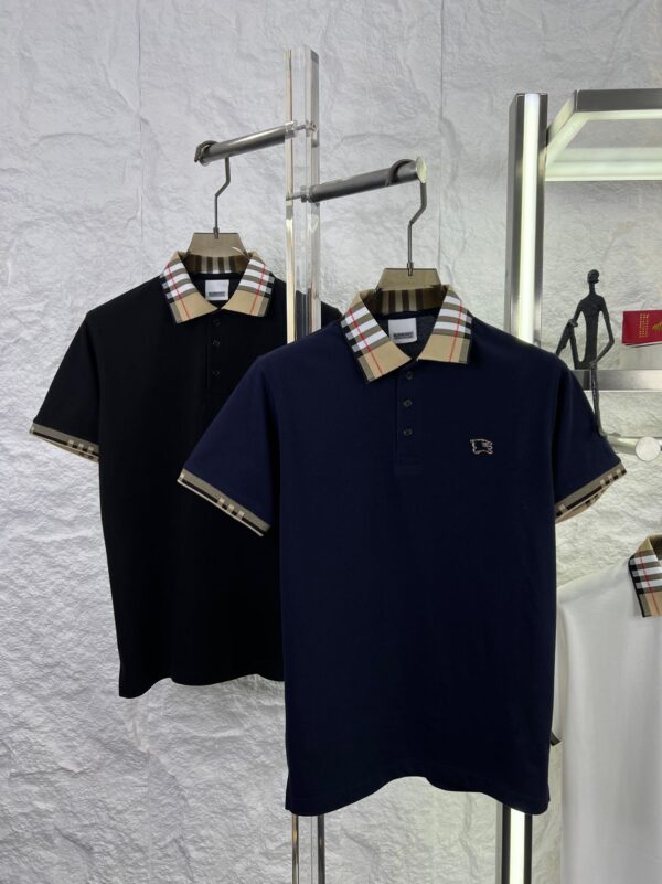 FIRST COPY Burberry Collar T-Shirt - Image 5