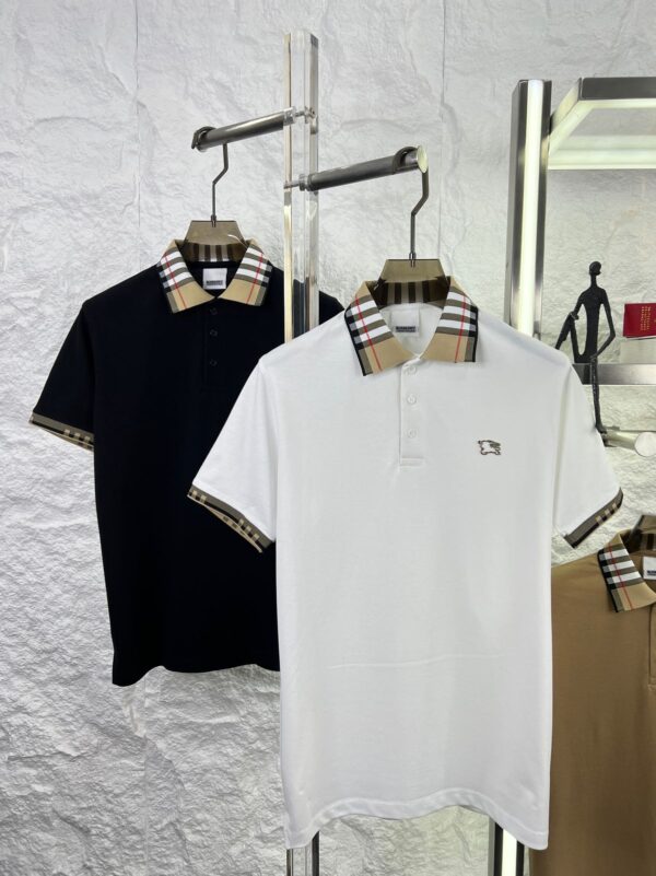 FIRST COPY Burberry Collar T-Shirt - Image 2