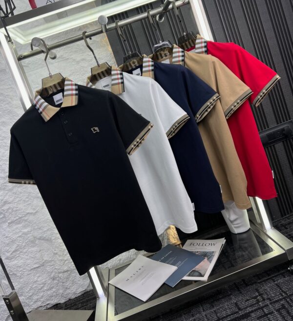 FIRST COPY Burberry Collar T-Shirt - Image 12