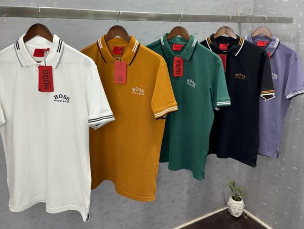 FIRST COPY Hugo Boss Premium Cotton Lycra Polos - Image 8