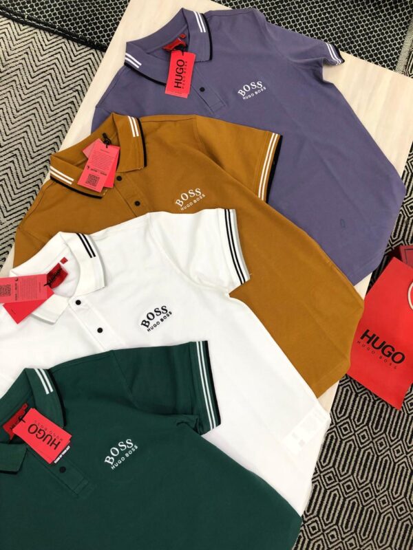 FIRST COPY Hugo Boss Premium Cotton Lycra Polos - Image 6