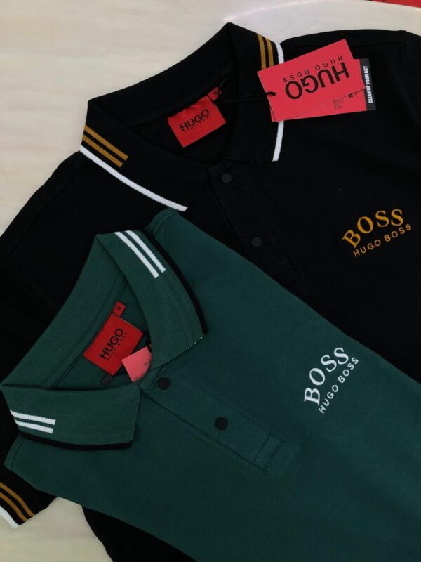 FIRST COPY Hugo Boss Premium Cotton Lycra Polos - Image 11