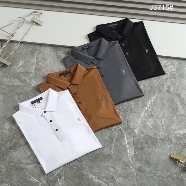 FIRST COPY Louis Vuitton Imported Lycra Polos - Image 7