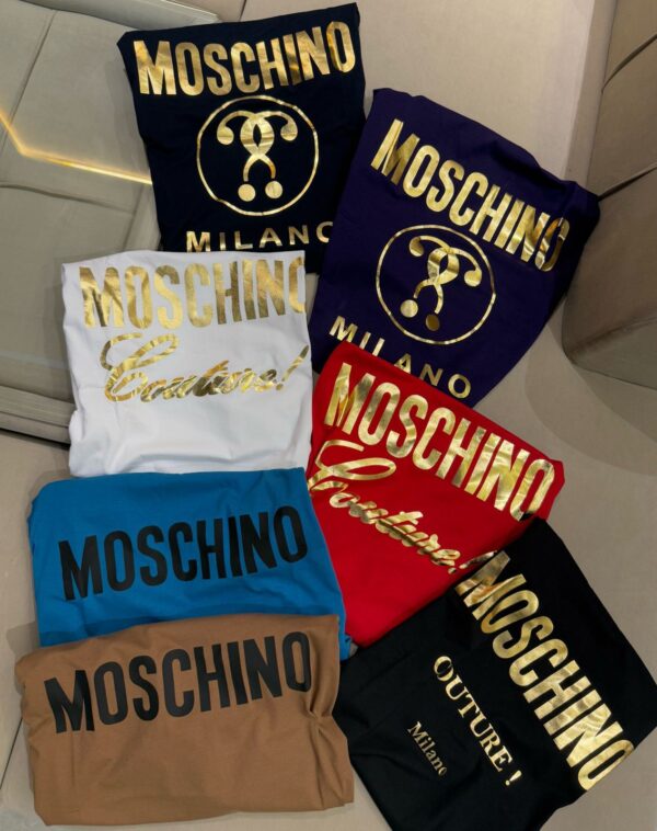 FIRST COPY Moschino Ladies Crews Lycra Tees - Image 6