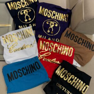 FIRST COPY Moschino Ladies Crews Lycra Tees