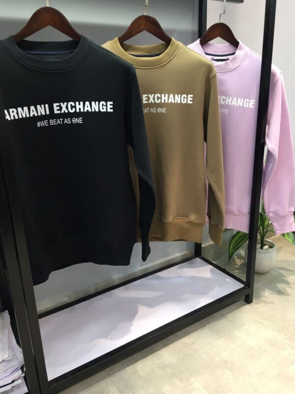 First Copy Armani Exclusive Cotton Fleece Sweatshirts for Men
