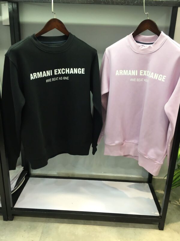 First Copy Armani Exclusive Cotton Fleece Sweatshirts for Men - Image 6