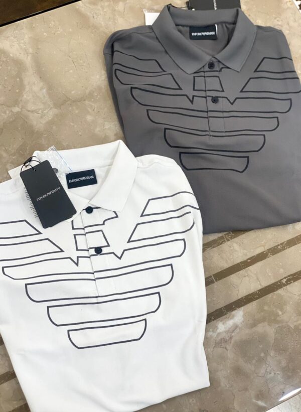 First Copy Armani Imported Lycra Polo | Premium Imported Lycra Fabric - Image 5