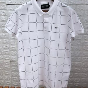 First Copy Armani Premium Cotton Lycra Polo T-Shirts