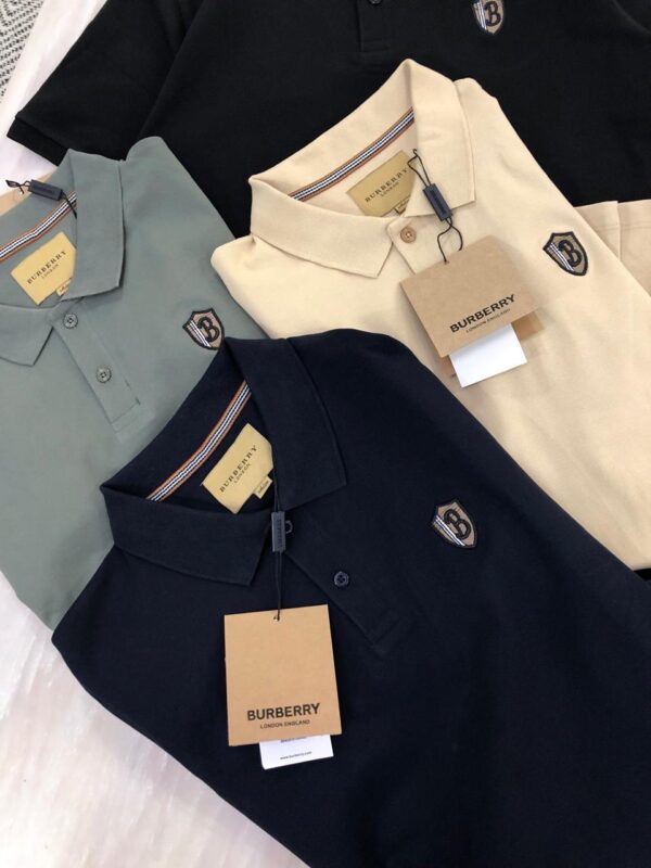 First Copy Burberry Exclusive Cotton Lycra Polo – Premium Comfort & Style - Image 5