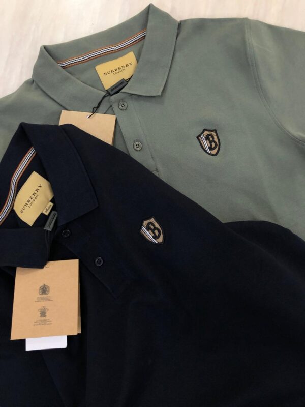First Copy Burberry Exclusive Cotton Lycra Polo – Premium Comfort & Style - Image 3