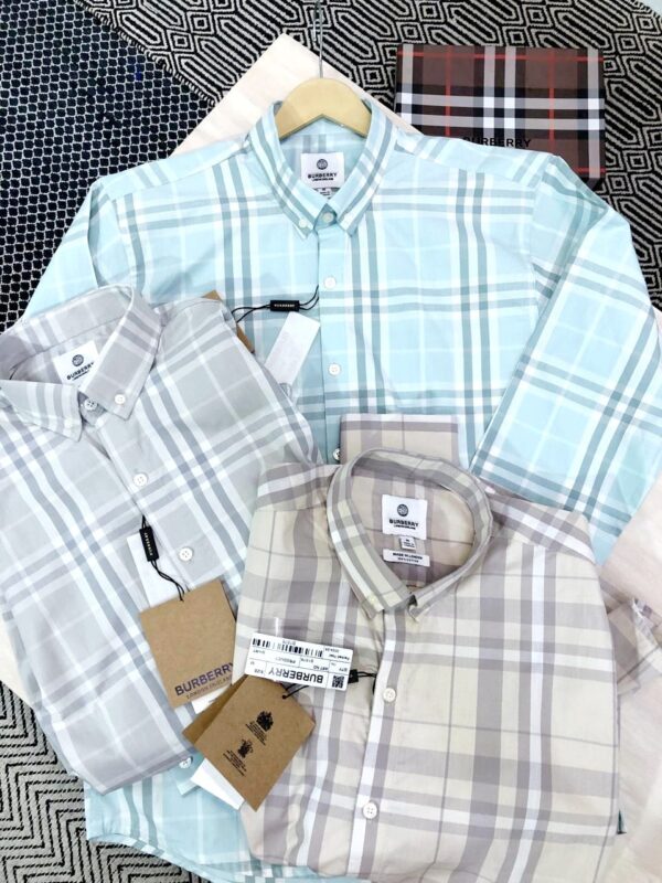 First Copy Burberry Exclusive Cotton Shirts – Luxury British Style, Perfectly Replicated - Image 5