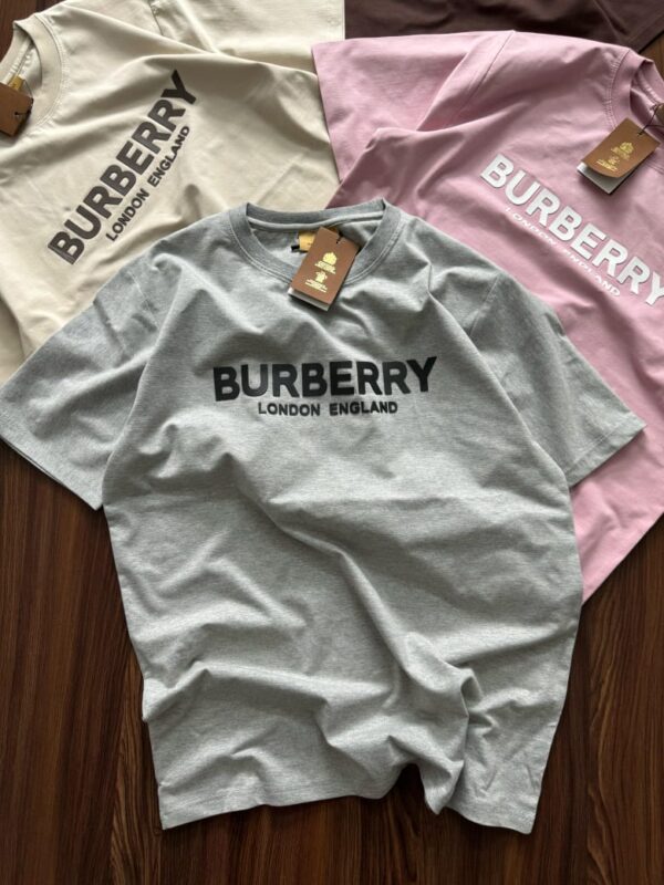 First Copy Burberry Premium Cotton Lycra Crew Neck | Luxury Fit & Comfort - Image 7