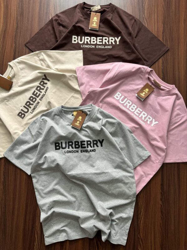 First Copy Burberry Premium Cotton Lycra Crew Neck | Luxury Fit & Comfort - Image 13