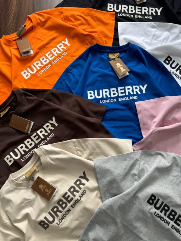 First Copy Burberry Premium Cotton Lycra Crew Neck | Luxury Fit & Comfort - Image 12