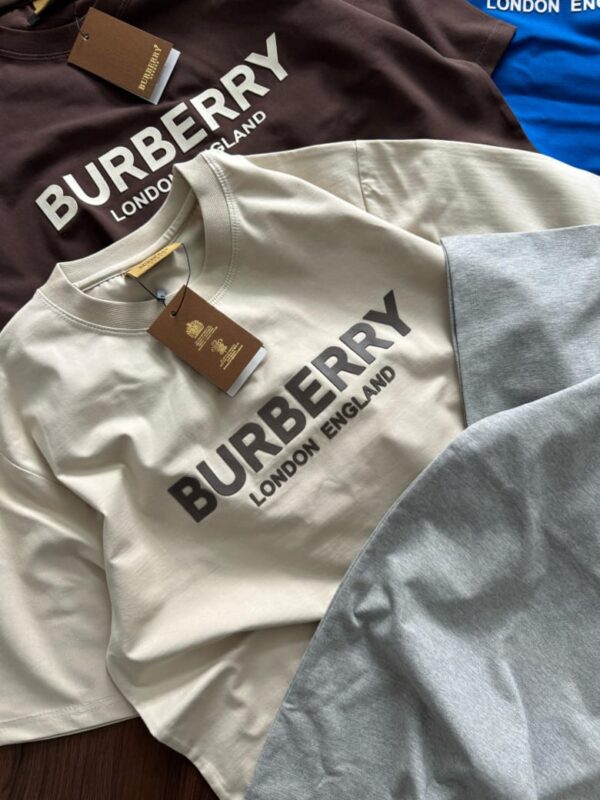 First Copy Burberry Premium Cotton Lycra Crew Neck | Luxury Fit & Comfort - Image 11