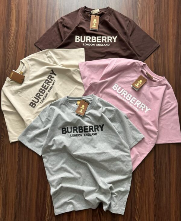 First Copy Burberry Premium Cotton Lycra Crew Neck | Luxury Fit & Comfort - Image 10